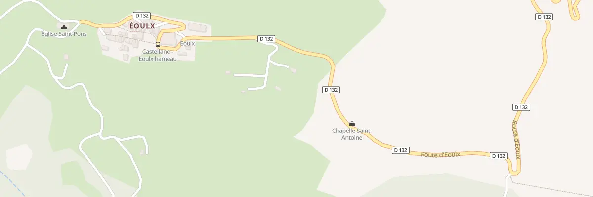 Plan du 7075 Le Claou à Castellane