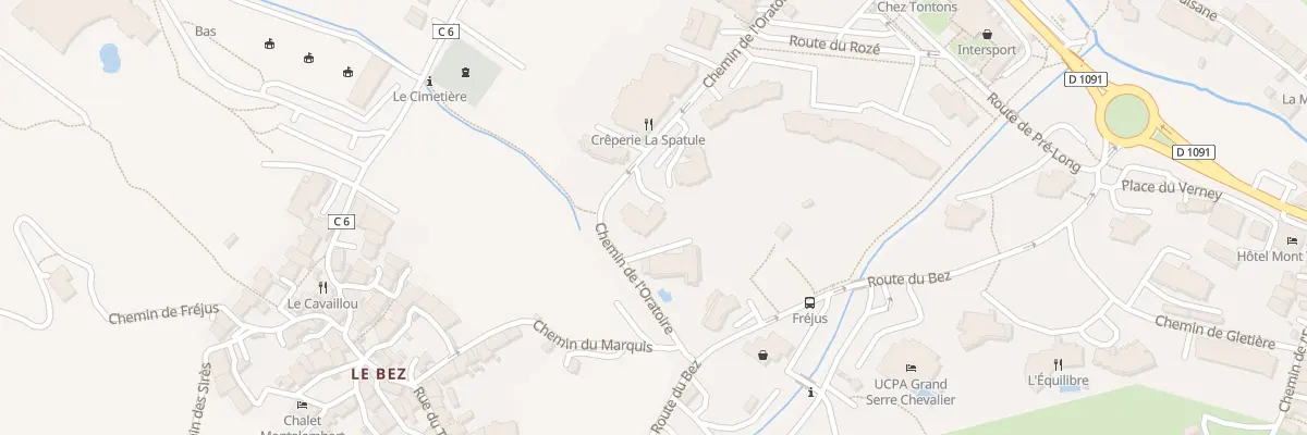 Plan du 9 Che de l’Oratoire à La Salle-les-Alpes
