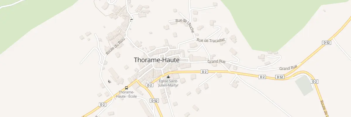Plan du 163 Le Village à Thorame-Haute