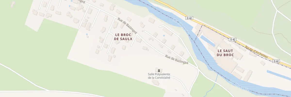 Plan du 147 Che de Bazimpré à Pouxeux