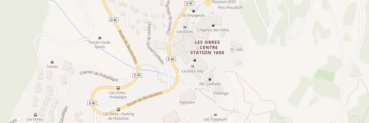 Plan du 5163 Pre Longis aux Orres