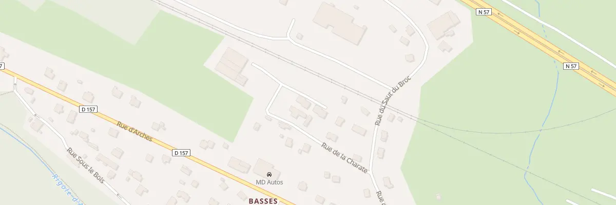 Plan du 193B Rue du Saut du Broc à Pouxeux