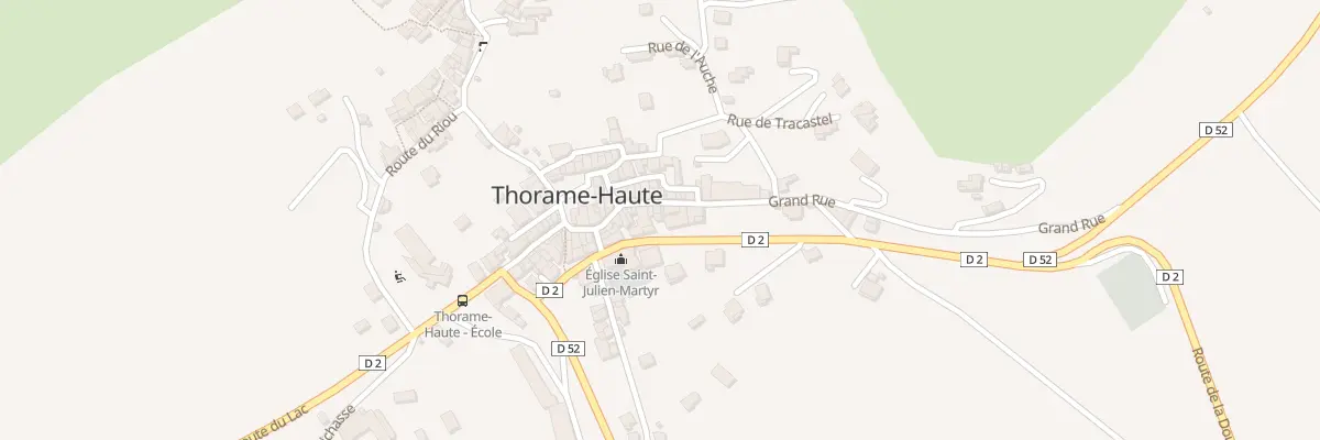 Plan du 132 Le Village à Thorame-Haute