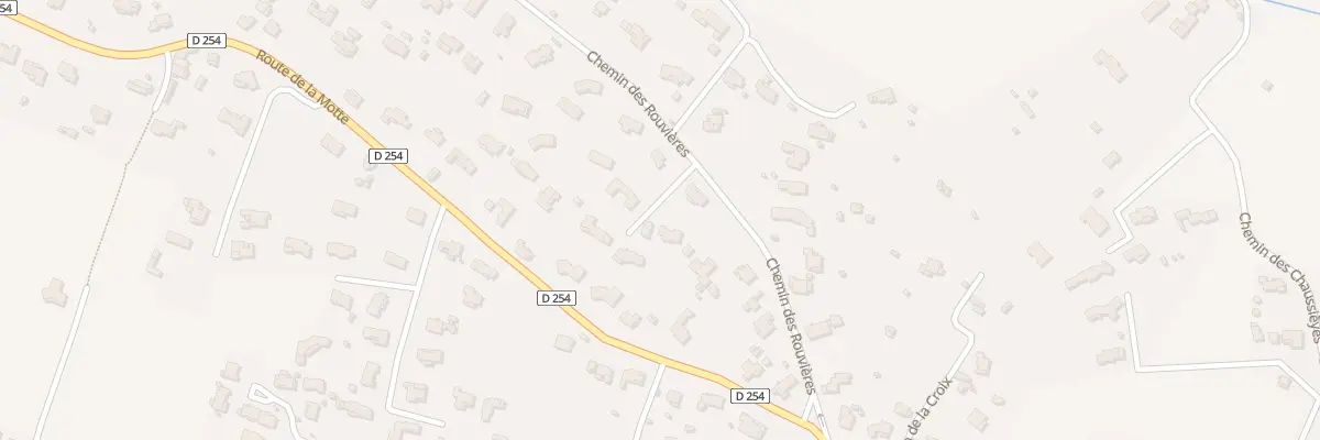 Plan du 243 Che des Rouvières au Muy