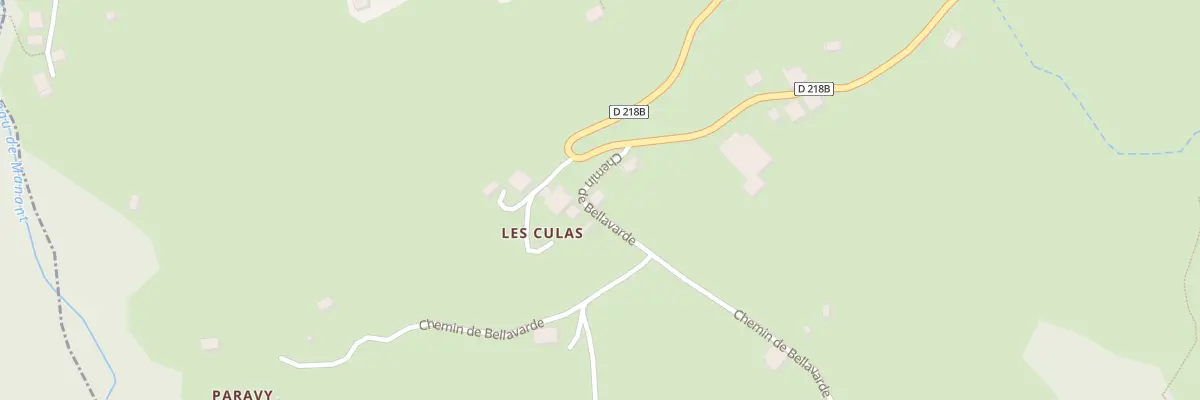 Plan du 2993 Rte des Saisies à Hauteluce