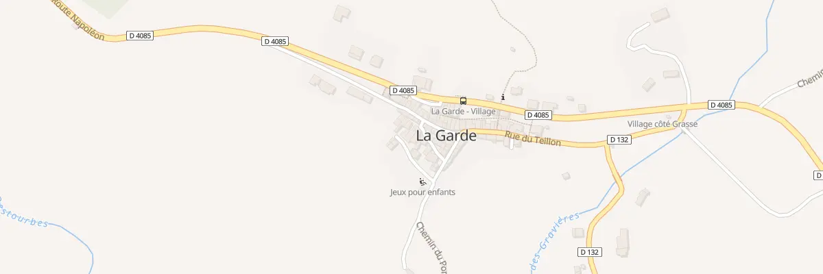 Plan du 7002 Le Village à La Garde