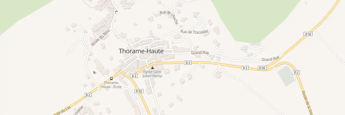 Plan du 128 Le Village à Thorame-Haute