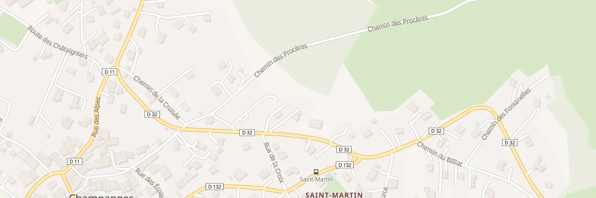 Plan du 281 Rte du Val d’Abondance à Champanges