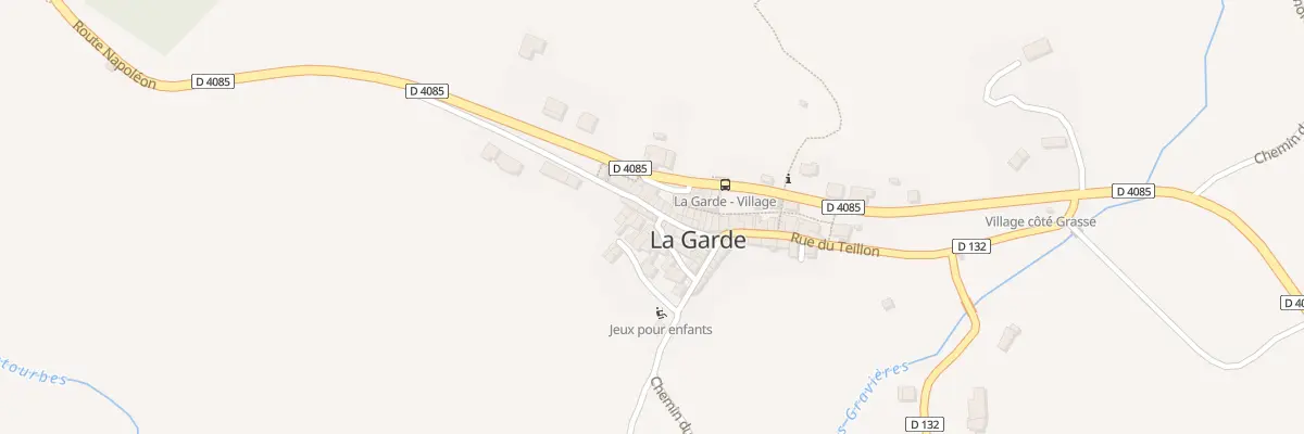 Plan du 5023 Le Village à La Garde