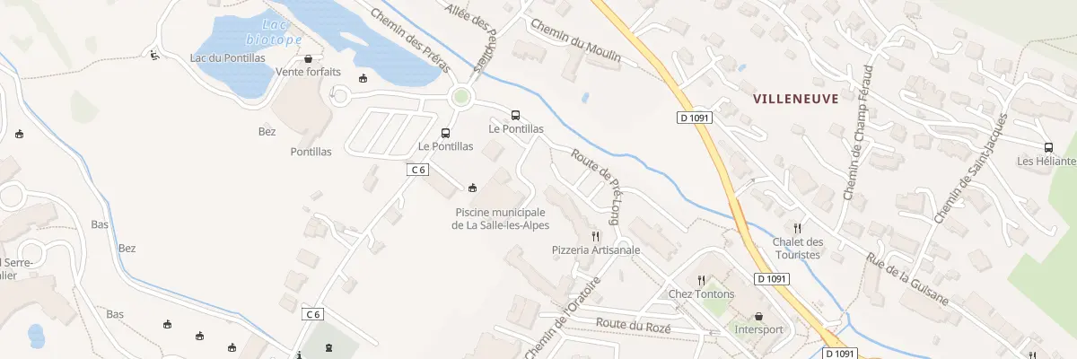 Plan du 4 Che de l’Oratoire à La Salle-les-Alpes