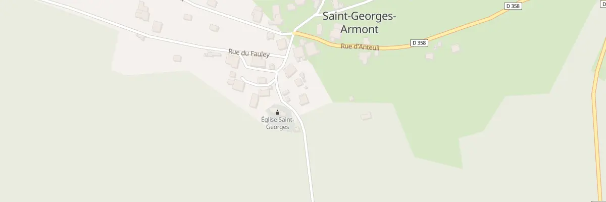 Plan du 8 Rue de l’Eglise à Saint-Georges-Armont