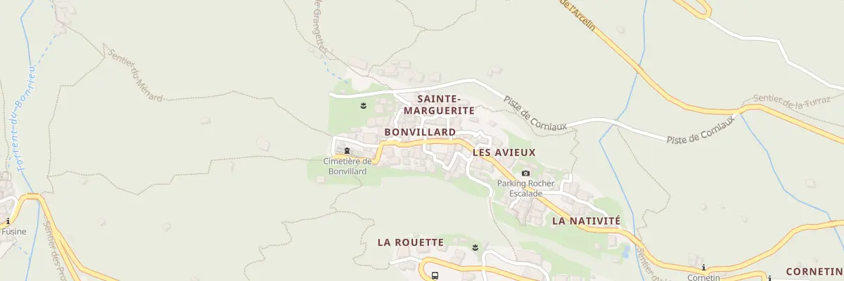 Plan du 5406 Bonvillard à Orelle