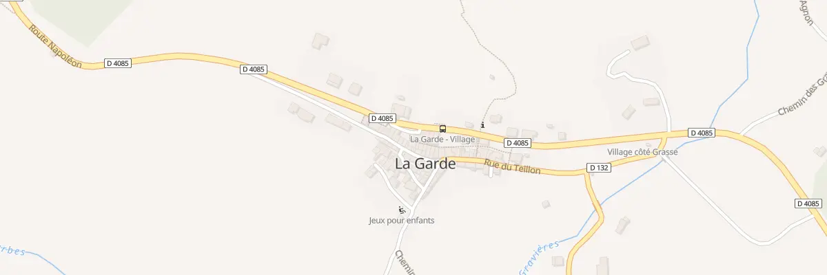 Plan du 7009 Le Village à La Garde