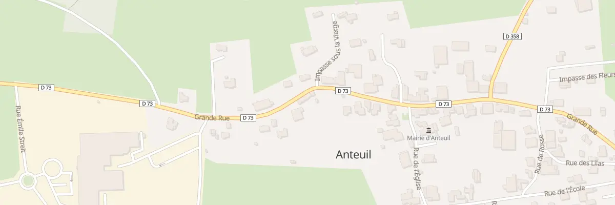 Plan du 6 Gr Grande Rue à Anteuil