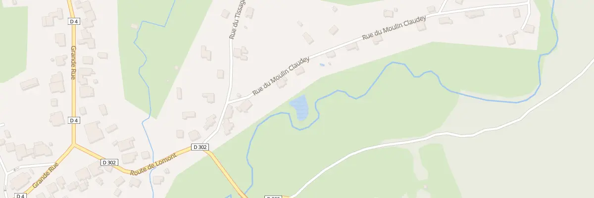 Plan du 4 Rue du Moulin Claudey à Moffans-et-Vacheresse