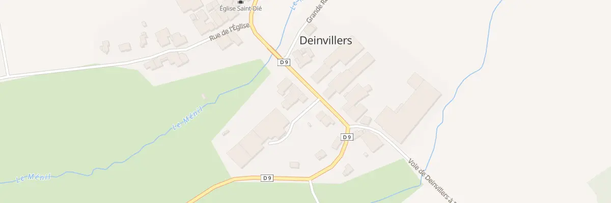 Plan du 4 Gr Grande Rue à Deinvillers