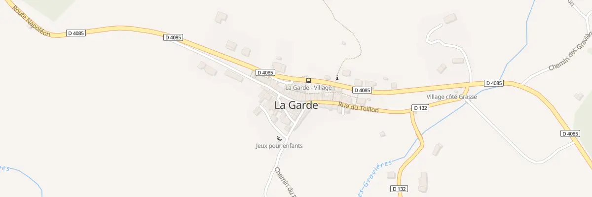 Plan du 7023 Le Village à La Garde