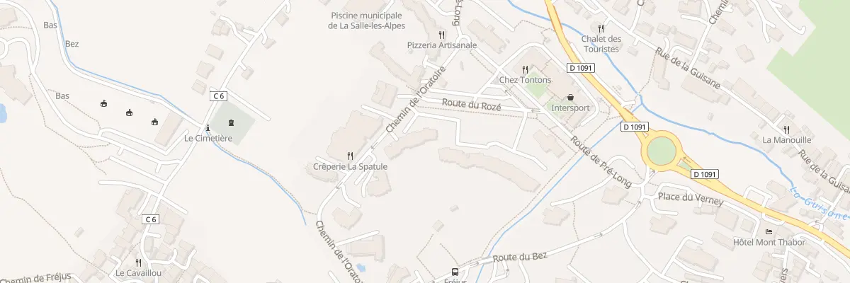Plan du 247 Rte de Pré Long à La Salle-les-Alpes