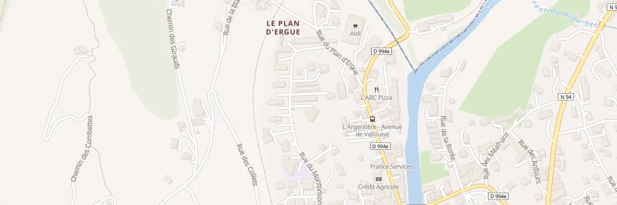 Plan du 18 Rue du Montbrison à L’Argentière-la-Bessée