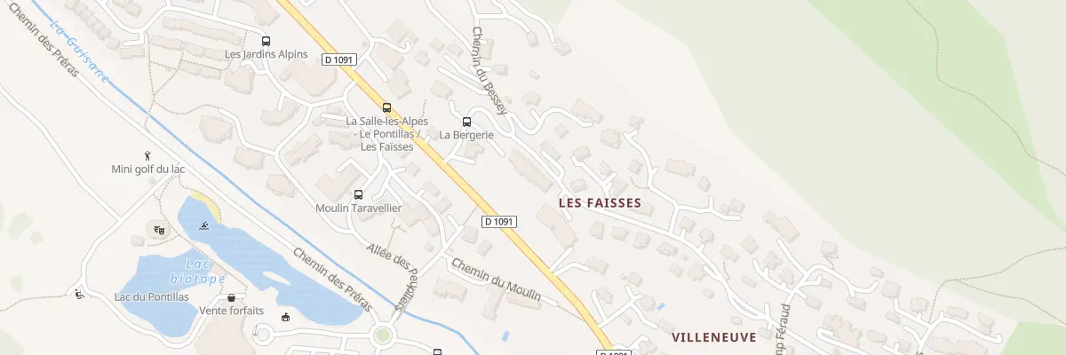 Plan du 18 Che des Faïsses à La Salle-les-Alpes