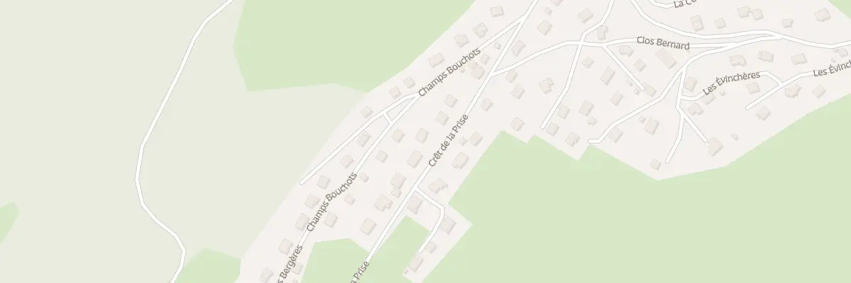 Plan du 8 Cret de la Prise à Grand’Combe-Châteleu