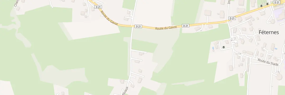 Plan du 51D Rte de Lesvaux à Féternes