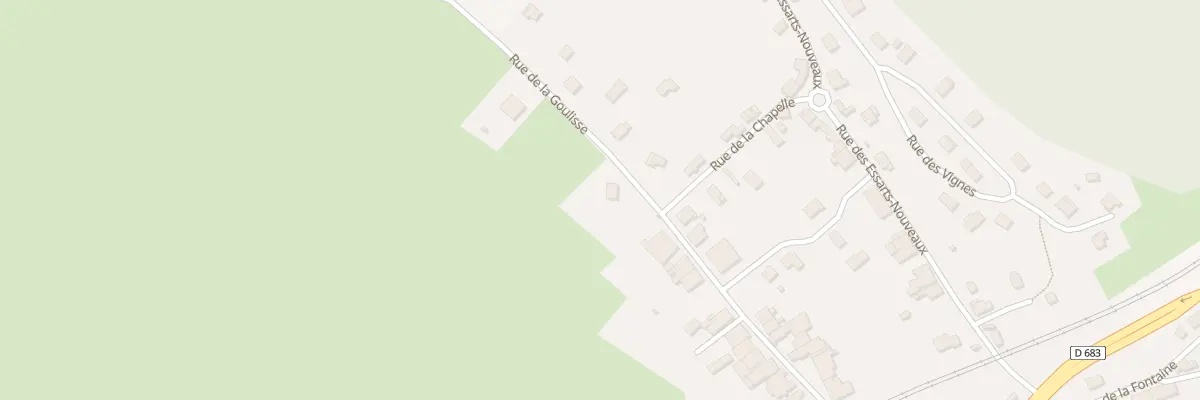 Plan du 29 Rue de la Goulisse à Rang