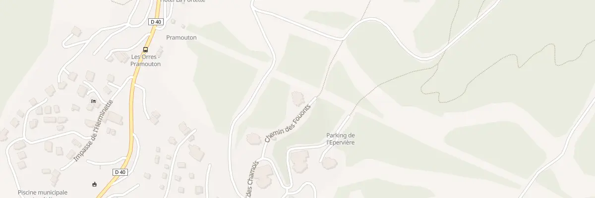 Plan du 5254 Petit Juan aux Orres