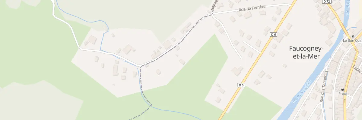 Plan du 7 Rue de Ferrière à Faucogney-et-la-Mer