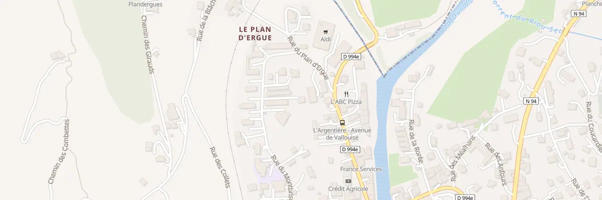 Plan du 16 Rue du Montbrison à L’Argentière-la-Bessée