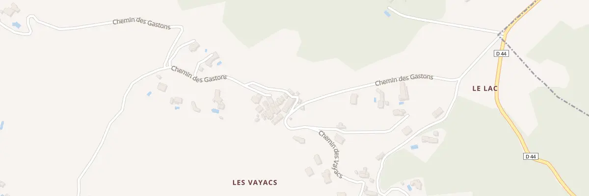 Plan du 13C Hameau des Gastons au Plan-de-la-Tour