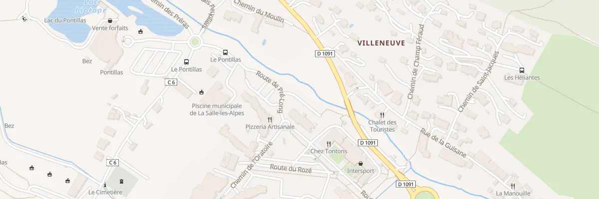 Plan du 3 Rte de Pré Long à La Salle-les-Alpes
