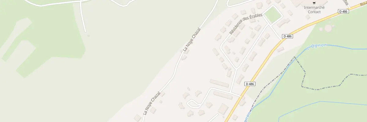 Plan du 10 Rue de la Noie Chazale à Mélisey