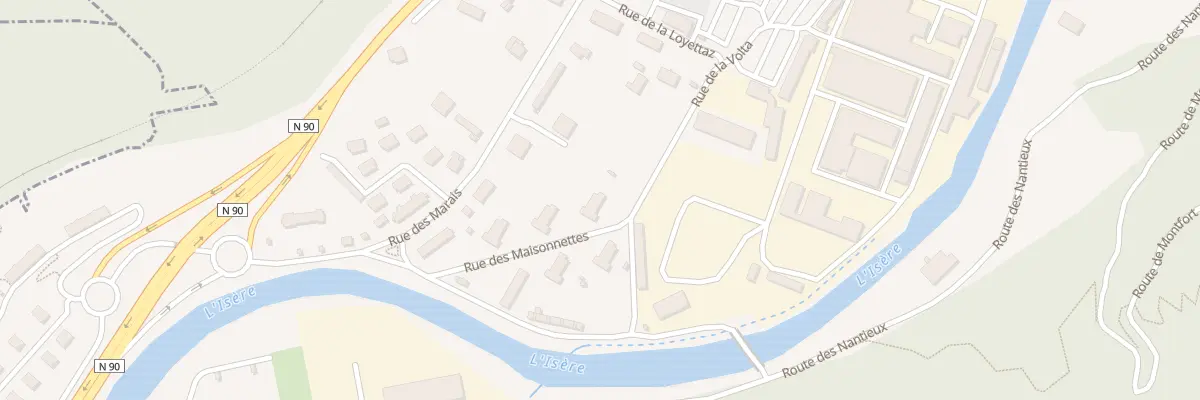 Plan du 5153 La Plaine à Saint-Marcel