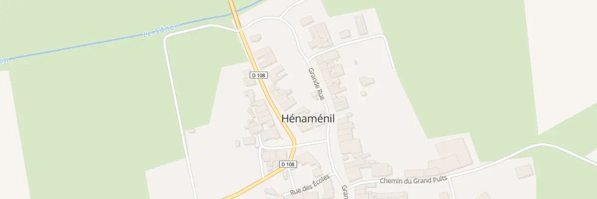 Plan du 10 Rue du Faubourg à Hénaménil