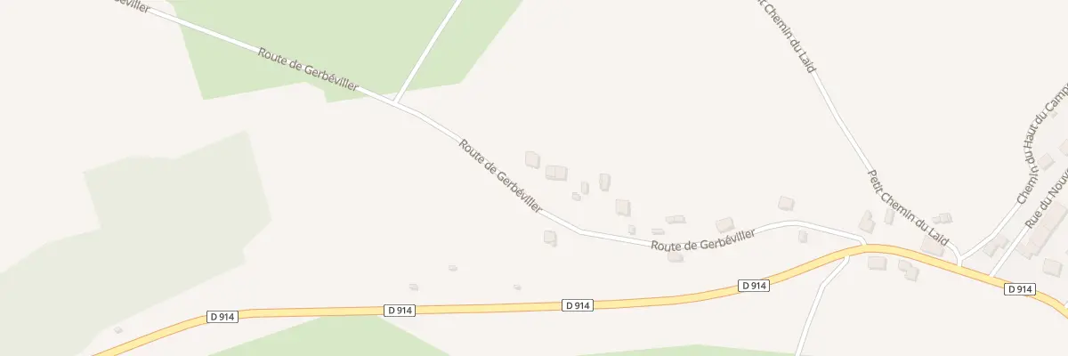 Plan du 13 Art de Gerbeviller à Moyen
