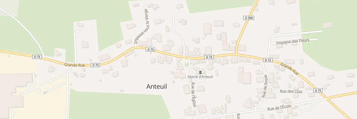 Plan du 16 Gr Grande Rue à Anteuil