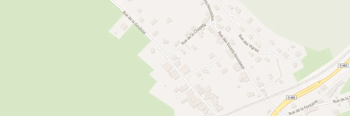 Plan du 2B Rue de la Chapelle à Rang