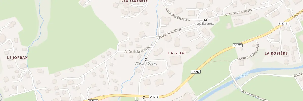 Plan du 251 Rte de la Gliat à Praz-sur-Arly