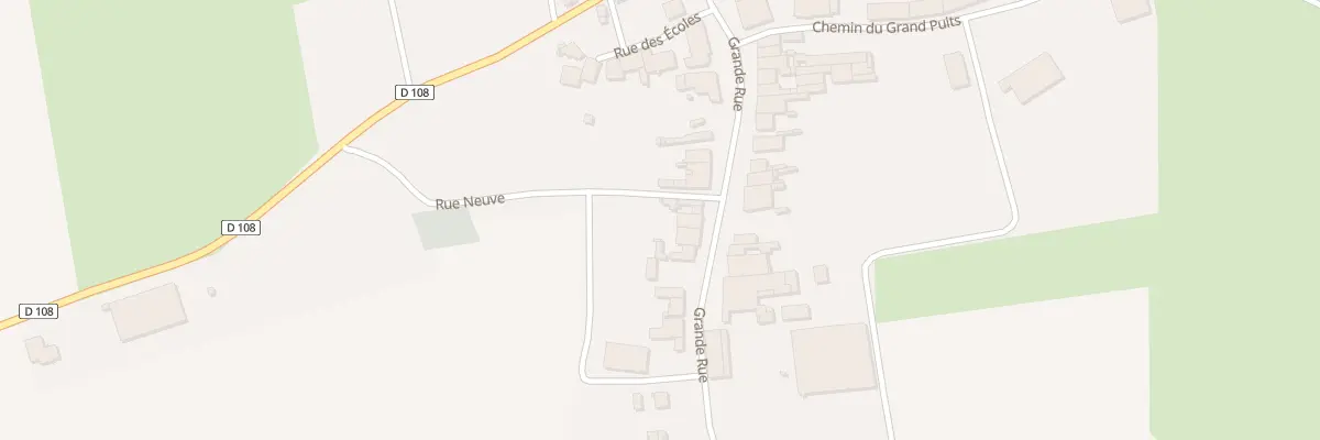 Plan du 13 Grande Rue à Hénaménil