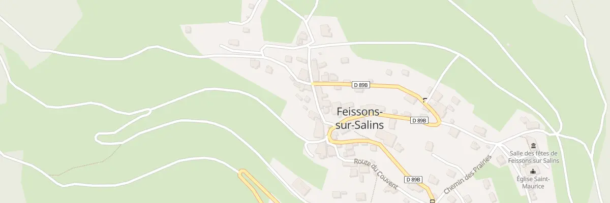 Plan du 5020 La Ville à Feissons-sur-Salins