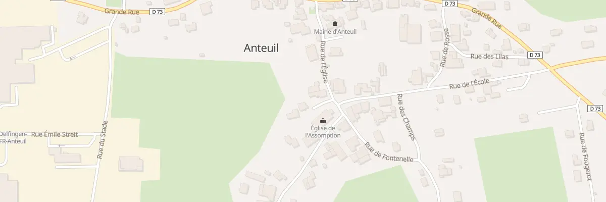 Plan du 12 Rue de l’Eglise à Anteuil
