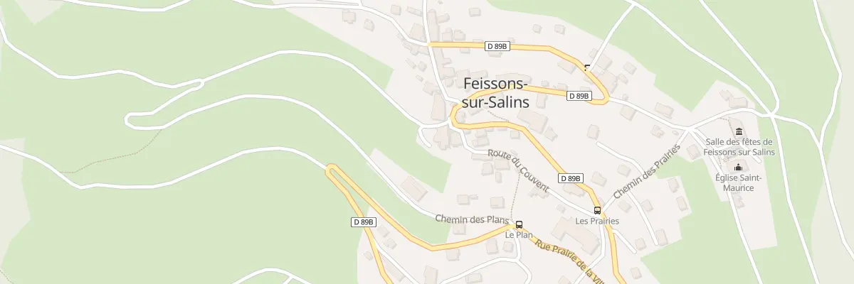 Plan du 20 Rte du Couvent à Feissons-sur-Salins