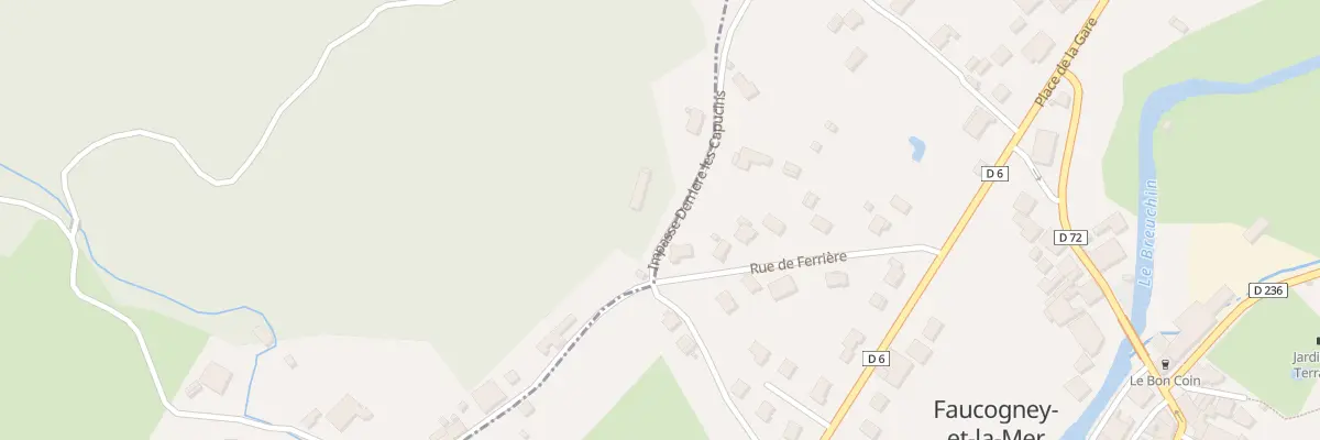 Plan du 22 Ferrieres le Bas à Amont-et-Effreney