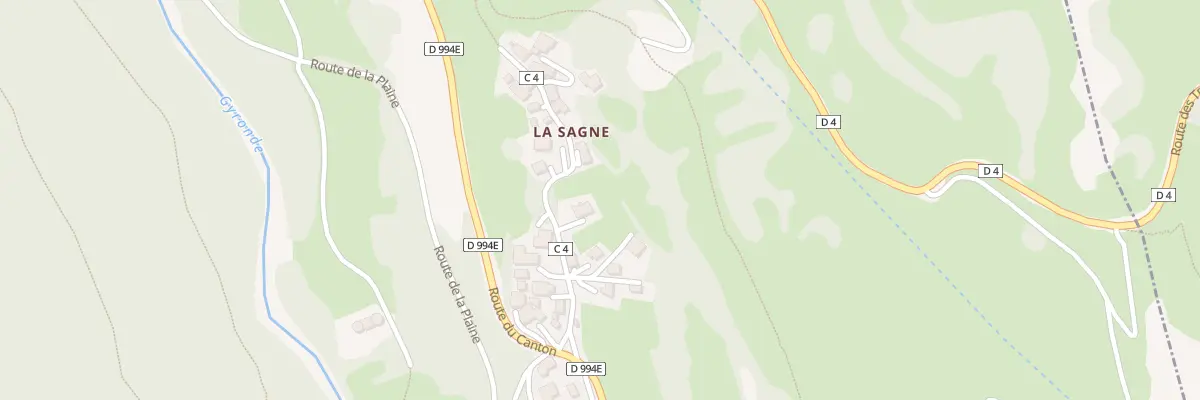 Plan du 104 Rte de la Sagne aux Vigneaux