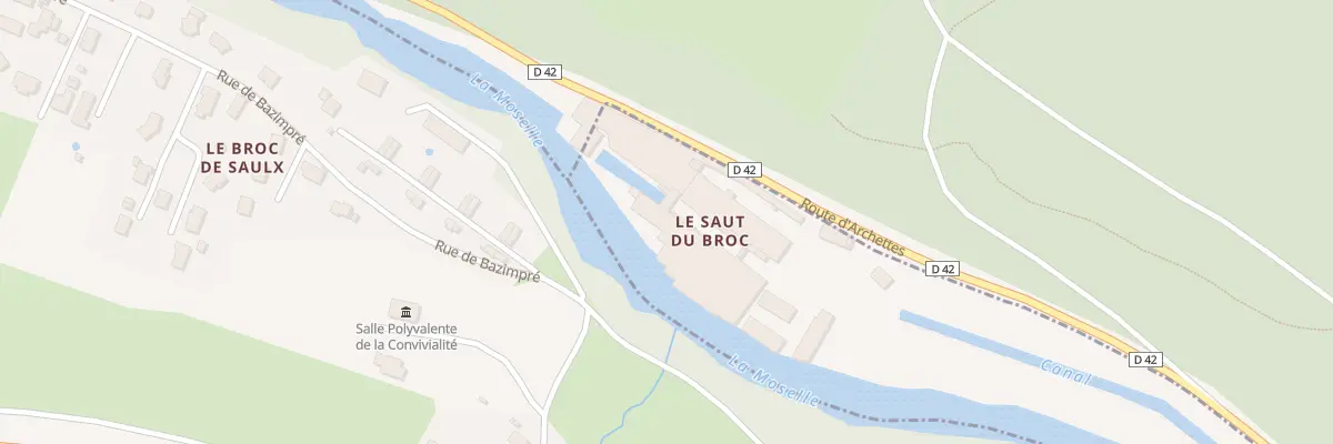Plan du 13A Rte d’Archettes à Jarménil