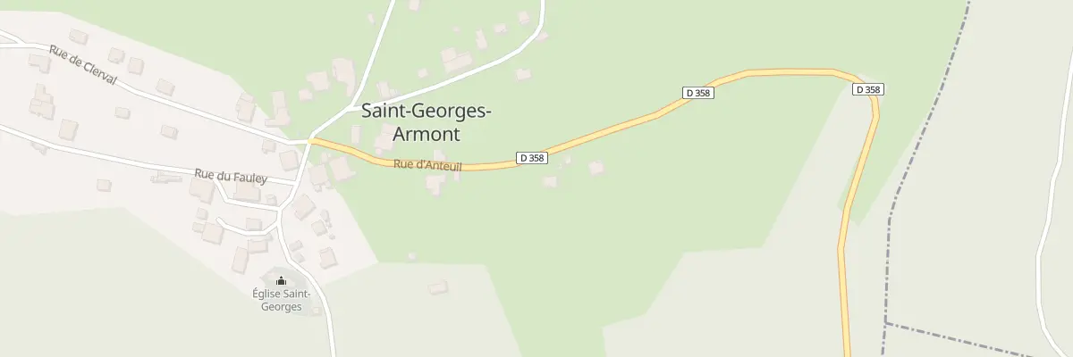 Plan du 9 Rue d’Anteuil à Saint-Georges-Armont