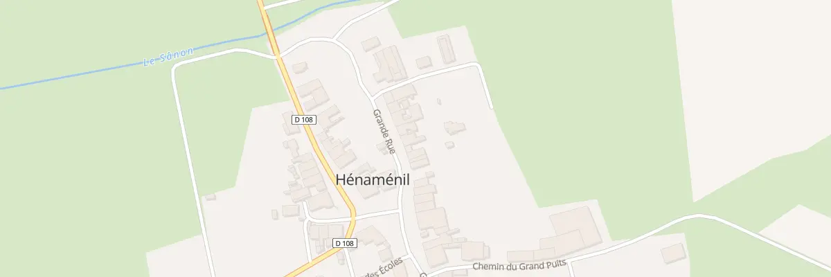 Plan du 40 Grande Rue à Hénaménil