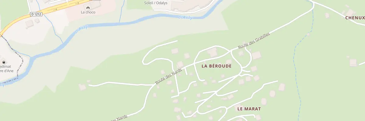 Plan du 140 Rte des Nards à Praz-sur-Arly
