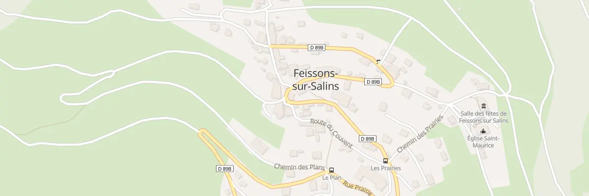 Plan du 5032 La Ville à Feissons-sur-Salins